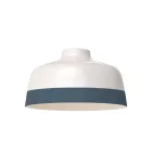 Two-color ceramic Coppa lampshade, Materia collection - Made in Italy