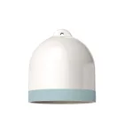 Campana M two-color ceramic lampshade, Materia collection - Made in Italy