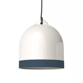   Campana M two-color ceramic lampshade, Materia collection - Made in Italy