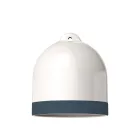 Campana M two-color ceramic lampshade, Materia collection - Made in Italy