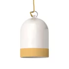 Campana Mini XS two-color ceramic lampshade, Materia collection - Made in Italy