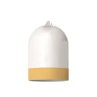 Campana Mini XS two-color ceramic lampshade, Materia collection - Made in Italy