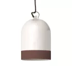 Campana Mini XS two-color ceramic lampshade, Materia collection - Made in Italy