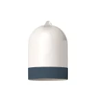 Campana Mini XS two-color ceramic lampshade, Materia collection - Made in Italy