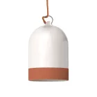 Campana Mini XS two-color ceramic lampshade, Materia collection - Made in Italy