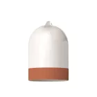 Campana Mini XS two-color ceramic lampshade, Materia collection - Made in Italy