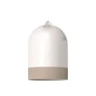 Campana Mini XS two-color ceramic lampshade, Materia collection - Made in Italy