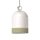 Campana Mini XS two-color ceramic lampshade, Materia collection - Made in Italy