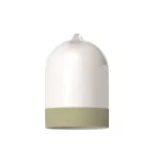Campana Mini XS two-color ceramic lampshade, Materia collection - Made in Italy