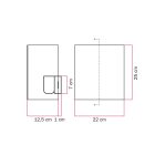 Ventola wall lamp with fabric shade - Made in Italy