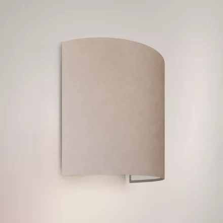 Ventola wall lamp with fabric shade - Made in Italy