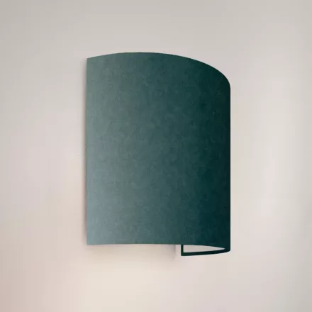 Ventola wall lamp with fabric shade - Made in Italy