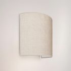 Ventola wall lamp with fabric shade - Made in Italy