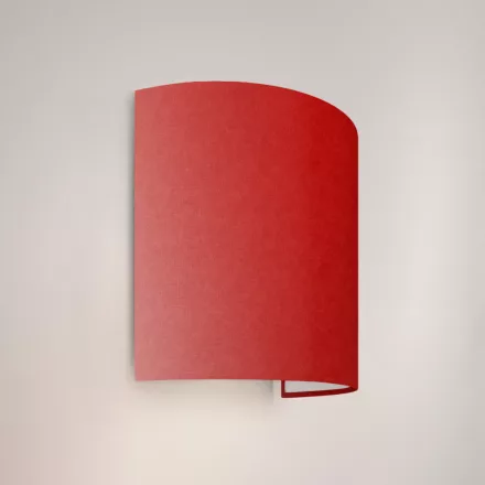 Ventola wall lamp with fabric shade - Made in Italy