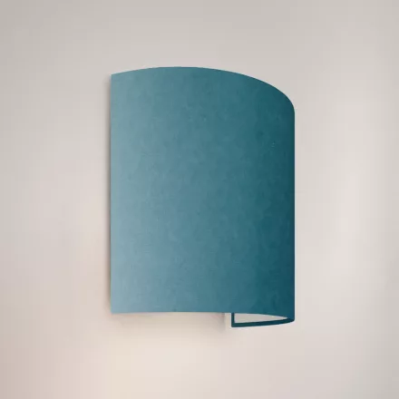Ventola wall lamp with fabric shade - Made in Italy