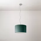 Cilindro fabric pendant lamp, small – Made in Italy