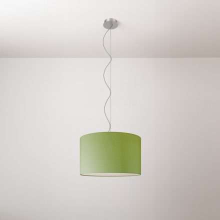 Cilindro fabric pendant lamp, small – Made in Italy