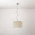 Cilindro fabric pendant lamp, small – Made in Italy