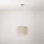 Cilindro fabric pendant lamp, small – Made in Italy
