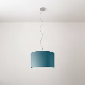 Cilindro fabric pendant lamp, small – Made in Italy