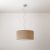 Cilindro Medium fabric lamp with lampshade - Made in Italy