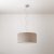 Cilindro Medium fabric lamp with lampshade - Made in Italy