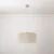 Cilindro Medium fabric lamp with lampshade - Made in Italy
