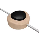  Built-in single-pole foot switch Creative Switch in beech wood color