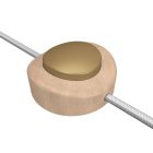  Built-in single-pole foot switch Creative Switch in beech wood color