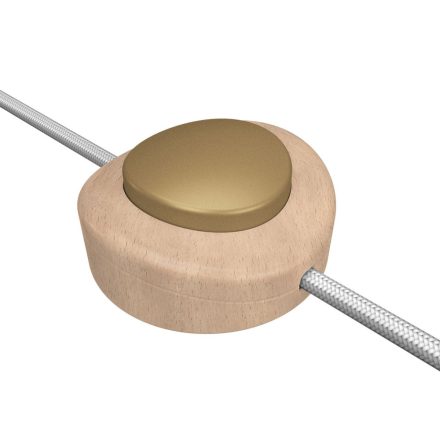  Built-in single-pole foot switch Creative Switch in beech wood color