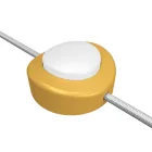  Built-in single-pole foot switch Creative Switch yellow mustard