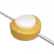  Built-in single-pole foot switch Creative Switch yellow mustard