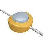  Built-in single-pole foot switch Creative Switch yellow mustard
