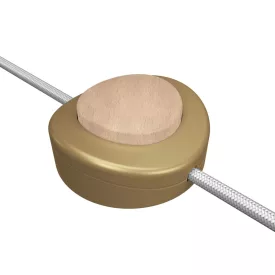    Built-in single-pole foot switch Creative Switch satin bronze