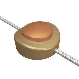    Built-in single-pole foot switch Creative Switch satin bronze
