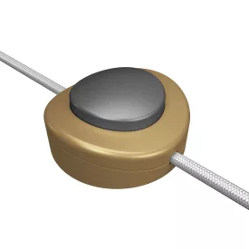    Built-in single-pole foot switch Creative Switch satin bronze