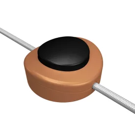    Built-in single-pole foot switch Creative Switch satin copper