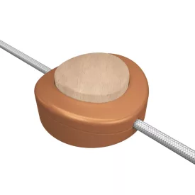   Built-in single-pole foot switch Creative Switch satin copper
