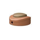  Built-in single-pole foot switch Creative Switch satin copper