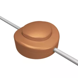    Built-in single-pole foot switch Creative Switch satin copper