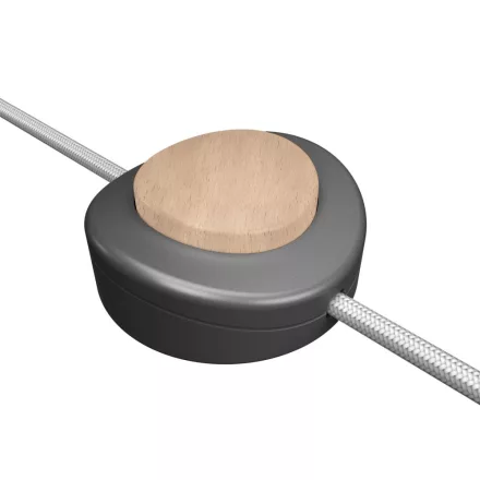  Built-in single-pole foot switch Creative Switch satin titanium