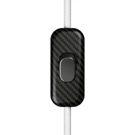    Built-in single-pole switch Creative Switch carbon fiber color