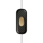  Built-in single-pole switch Creative Switch carbon fiber color