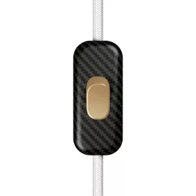    Built-in single-pole switch Creative Switch carbon fiber color