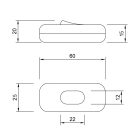  Built-in single-pole switch Creative Switch carbon fiber color