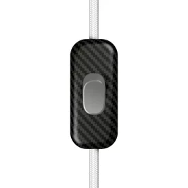    Built-in single-pole switch Creative Switch carbon fiber color