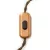  Built-in single-pole switch Creative Switch brushed copper