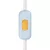  Built-in single-pole switch Creative Switch soft blue
