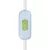  Built-in single-pole switch Creative Switch soft blue