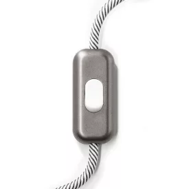    Built-in single-pole switch Creative Switch brushed titanium